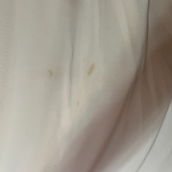 JJ's House Cream-Colored Double-Lined Halter Bridesmaid/Prom Gown, Size 2 - Picture 5 of 12